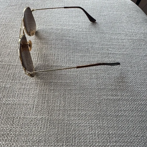 Ray-Ban Gold Frame Sunglasses